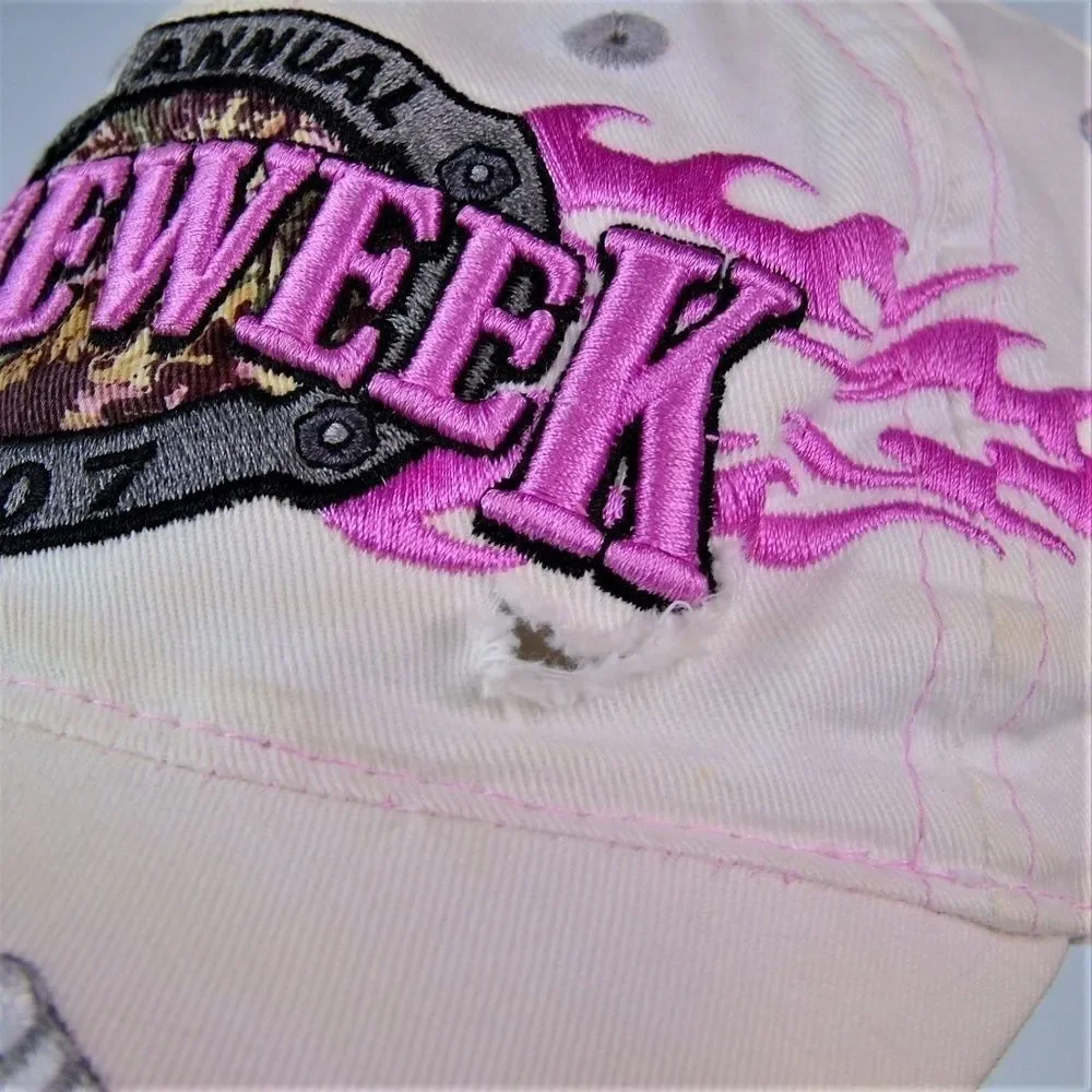 Daytona BIKE WEEK 2007 Ball Cap Distressed Trashed
